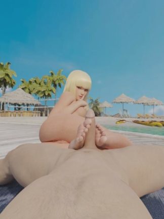 elferan vr porn video cgi 3d porn Tekken-Lili-Rochefort-Footjob